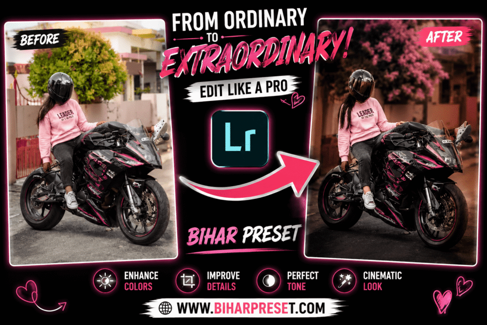 Bihar Preset Kerala Editing Style – Complete Guide for Cinematic Bike Photos