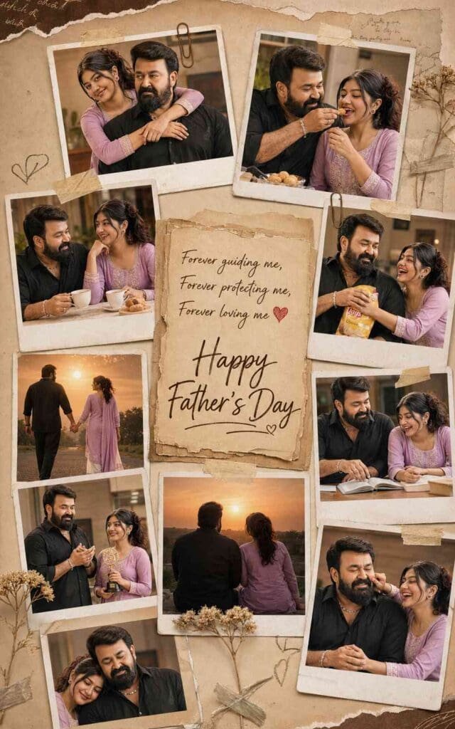 Father’s Day AI photo editing prompts - Use the uploaded father and daughter photo as