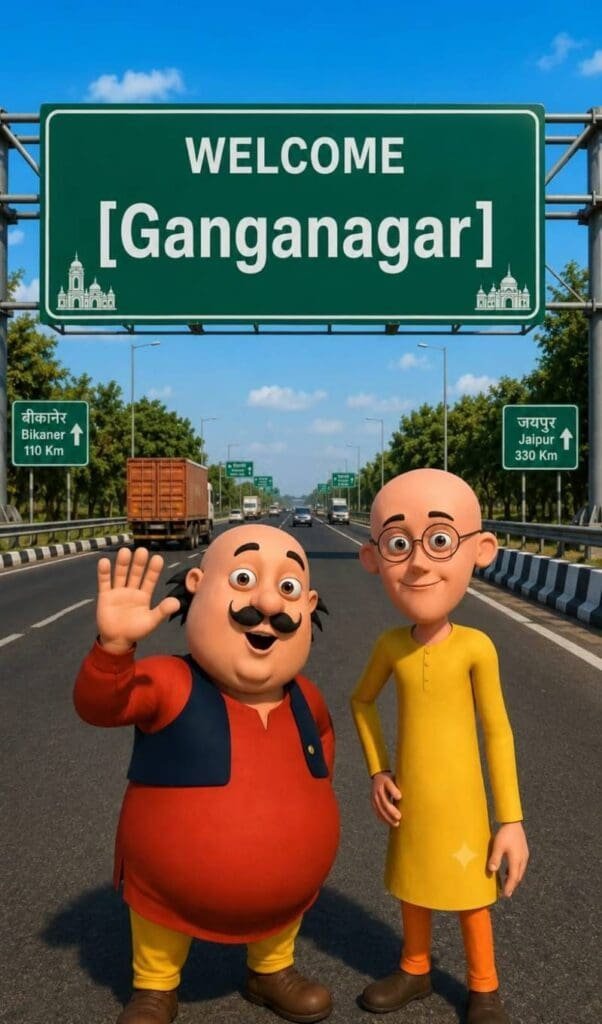 city village explore ai video editing prompt - VIDEO PROMPT :-Characters: (Motu Character 1), (Patlu Character