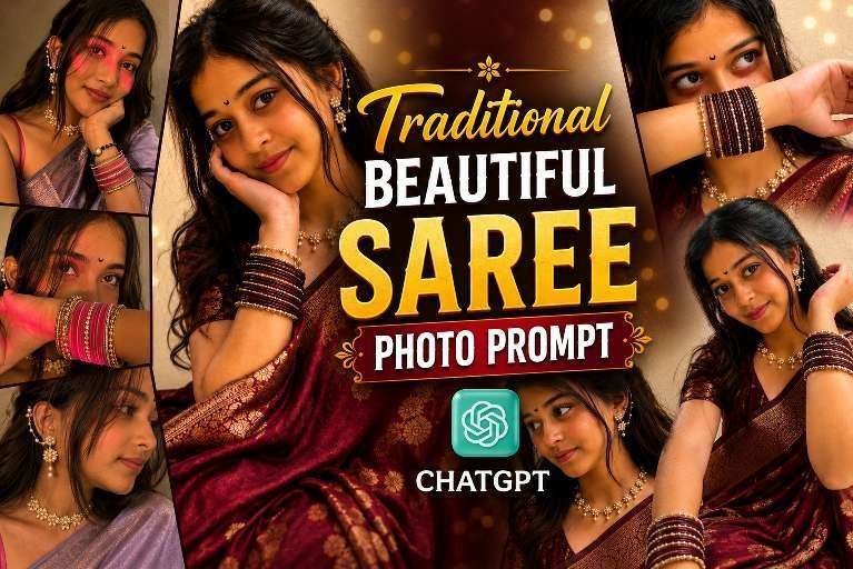 Mk Edit Traditional Saree AI Prompts for Viral Photos